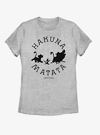 Disney The Lion King Hakuna Round Womens T-Shirt