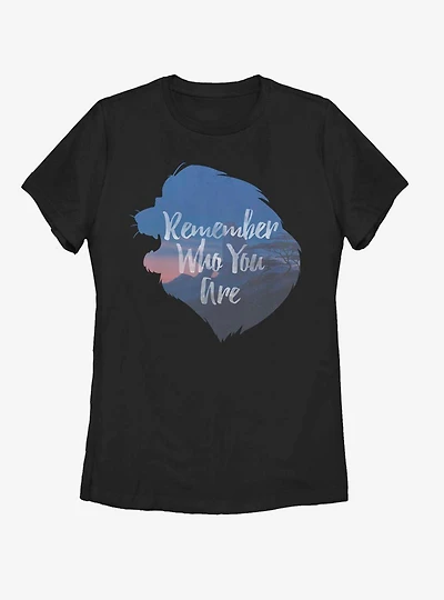 Disney The Lion King Inspirational Silhouette Womens T-Shirt