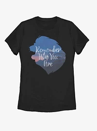 Disney The Lion King Inspirational Silhouette Womens T-Shirt