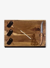 Disney Beauty & the Beast Acacia Cheese Board & Tools Set