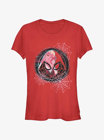 Marvel Spider-Man Blonde Gwen Girls T-Shirt