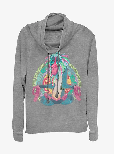 Disney The Lion King Lion King Holiday Cowl Neck Long-Sleeve Girls Top