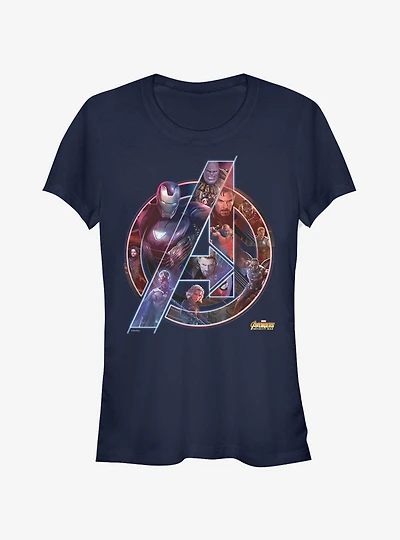 Marvel Avengers: Infinity War Team Neon Girls T-Shirt