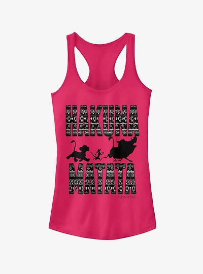 Disney The Lion King Hakuna Print Girls Tank