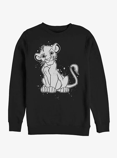 Disney The Lion King Simba Splatter Sweatshirt