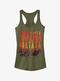 Disney The Lion King Sunset Matata Girls Tank