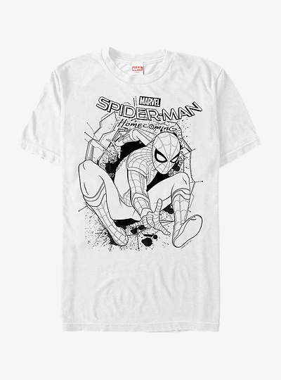 Marvel Spider-Man: Far From Home Comic Spidy T-Shirt