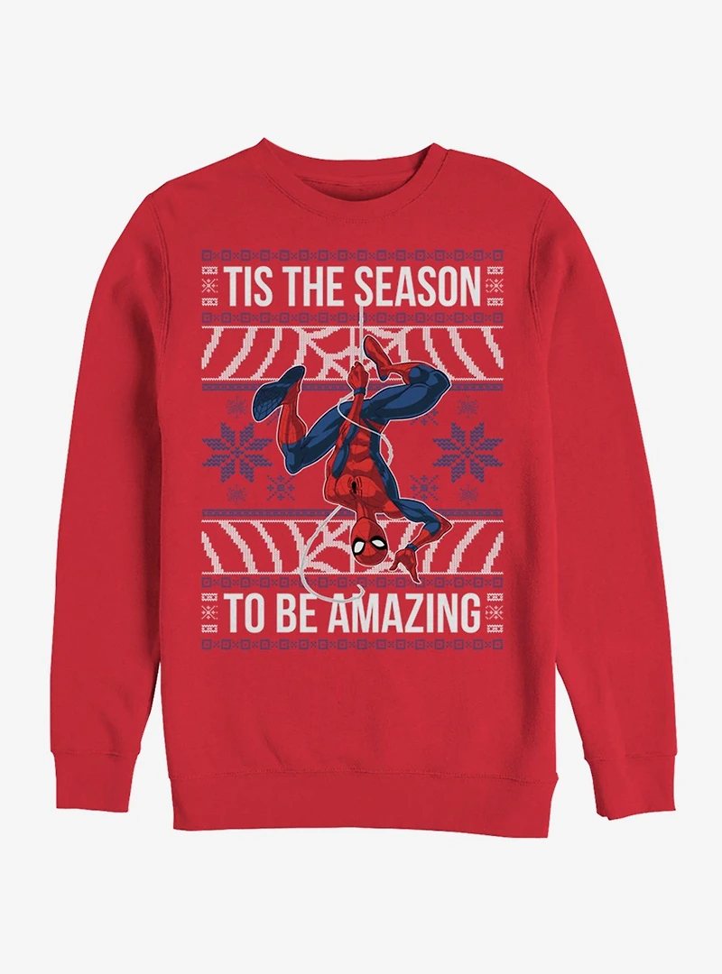 Marvel Spider-Man Amazing Ugly Sweater Sweatshirt