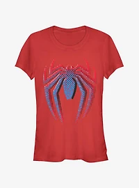 Marvel Spider-Man Layered Logo Girls T-Shirt