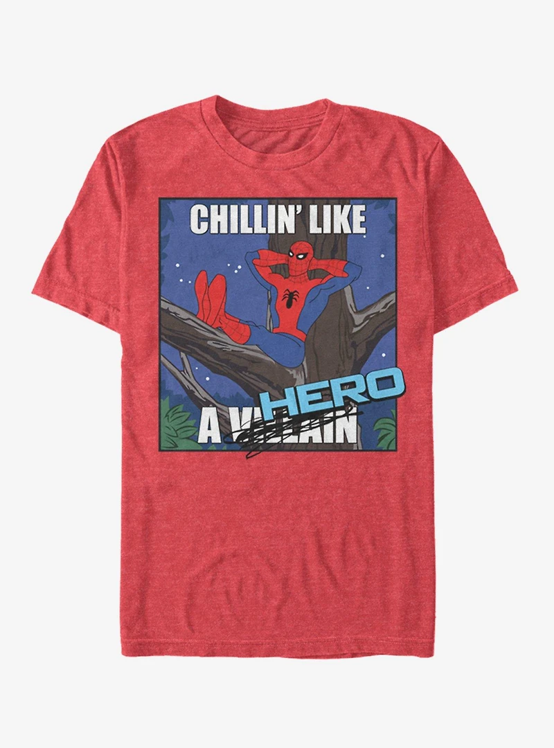 Marvel Spider-Man Chillin Hero T-Shirt