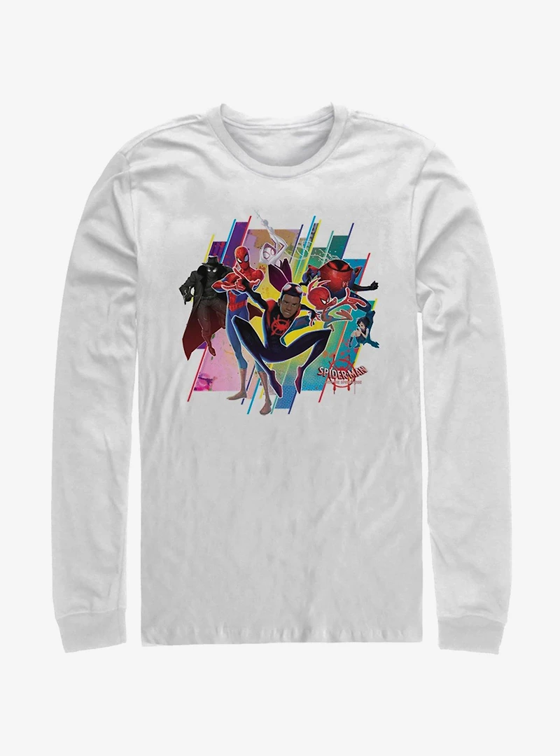 Marvel Spider-Man Spider-Verse Group Long-Sleeve T-Shirt