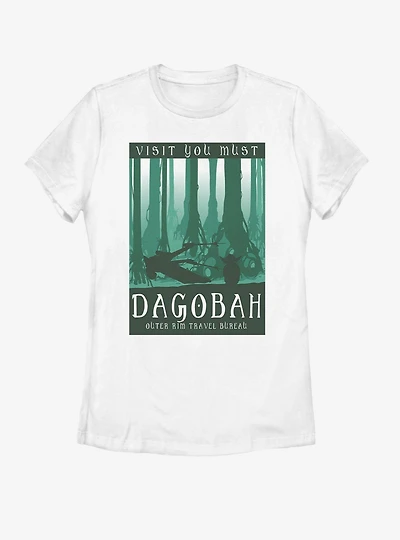 Star Wars Visit Dagobah Womens T-Shirt