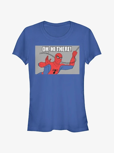 Marvel Spider-Man Oh Hi There Girls T-Shirt