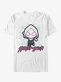 Marvel Spider-Man: Into The Spider-Verse Spider-Gwen Kawaii Gwen T-Shirt