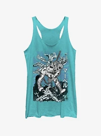 Marvel Spider-Man Avengers Japanese Text Girls Tank