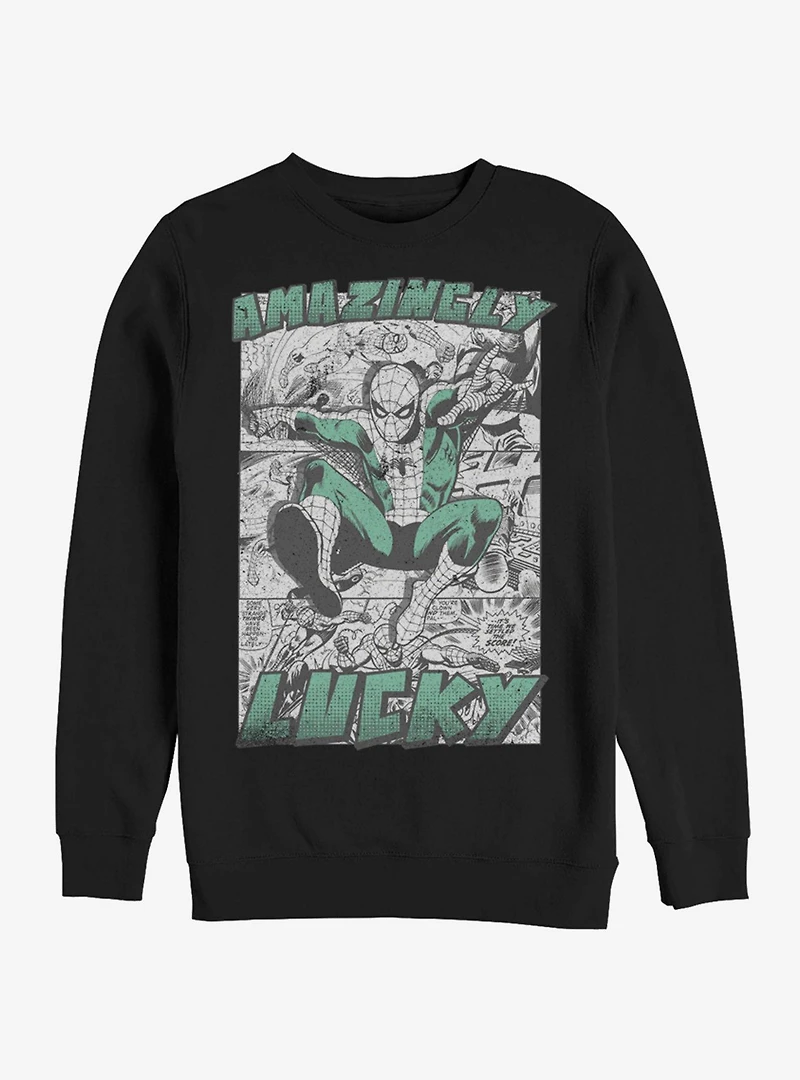 Marvel Spider-Man Amazingly Lucky Sweatshirt