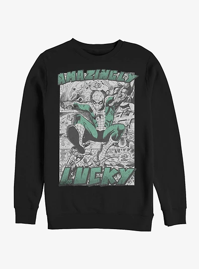 Marvel Spider-Man Amazingly Lucky Sweatshirt