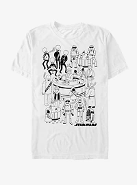 Star Wars Cantina Doodle T-Shirt