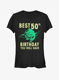 Star Wars Yoda Fifty Girls T-Shirt