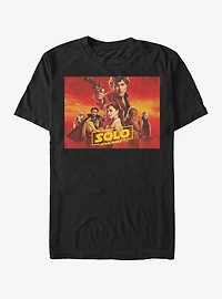 Star Wars Han Team Closeup Poster T-Shirt