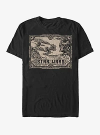 Star Wars Old Fashioned Space Fight T-Shirt