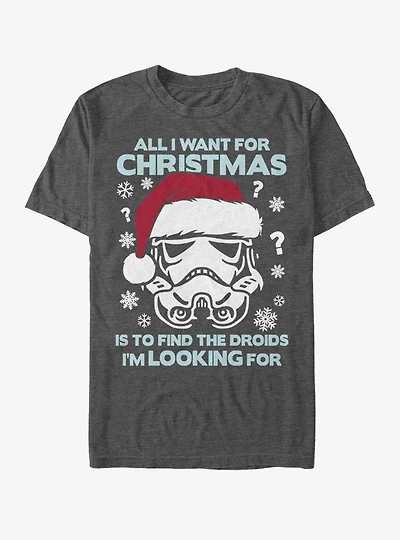 Star Wars Still Looking for Droids Christmas T-Shirt