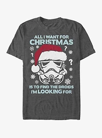 Star Wars Still Looking for Droids Christmas T-Shirt