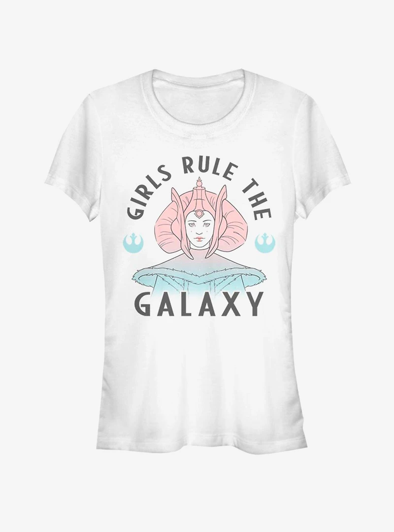 Star Wars Amidala Rules Galaxy Girls T-Shirt