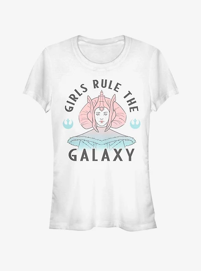 Star Wars Amidala Rules Galaxy Girls T-Shirt