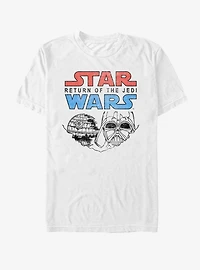 Star Wars Episode VI Return Of The Jedi Coloring Page T-Shirt