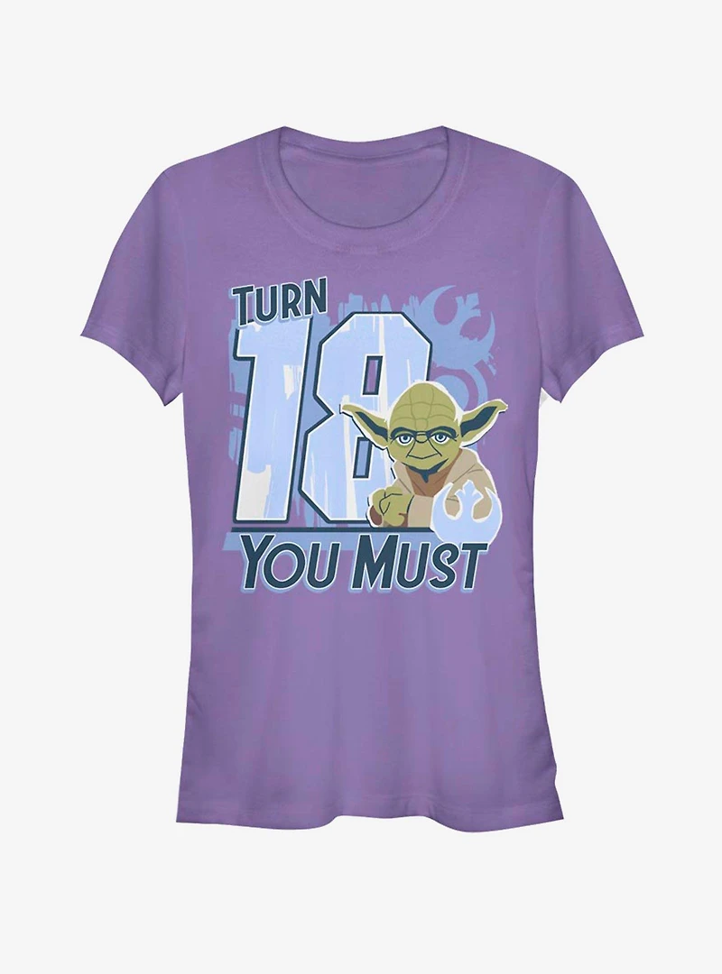 Star Wars Turn 18 You Must Girls T-Shirt