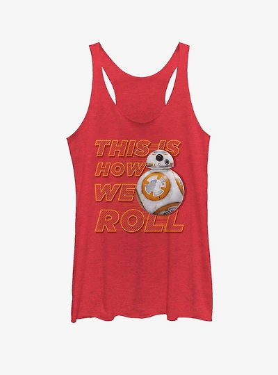 Star Wars This Is How We Roll Front Girls Tank