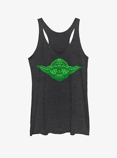 Star Wars Yoda Clovers Girls Tank