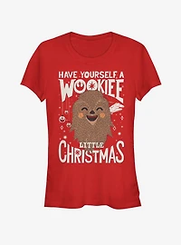 Star Wars Chewbacca Wookiee Little Christmas Girls T-Shirt