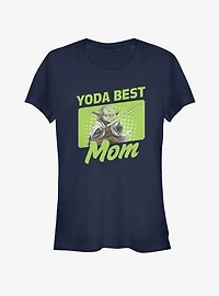 Star Wars Yoda Best Mom Girls T-Shirt