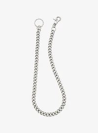 Silver Inch Basic Wallet Chain