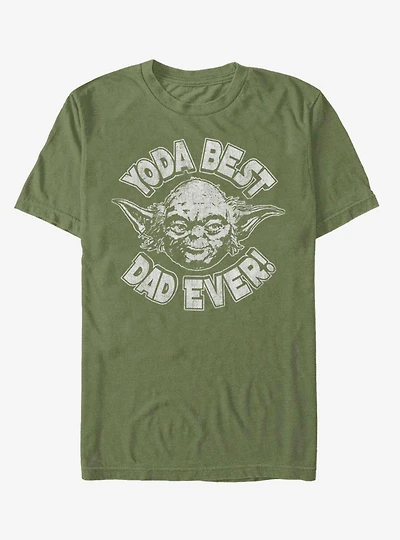 Star Wars Yoda Best Dad T-Shirt