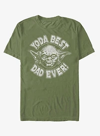 Star Wars Yoda Best Dad T-Shirt
