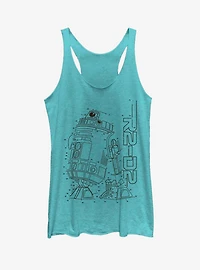 Star Wars R2 Connect Womens Tank Top