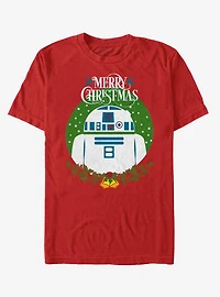 Star Wars R2 Wreath T-Shirt