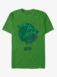 Star Wars Yoda Head Fill T-Shirt