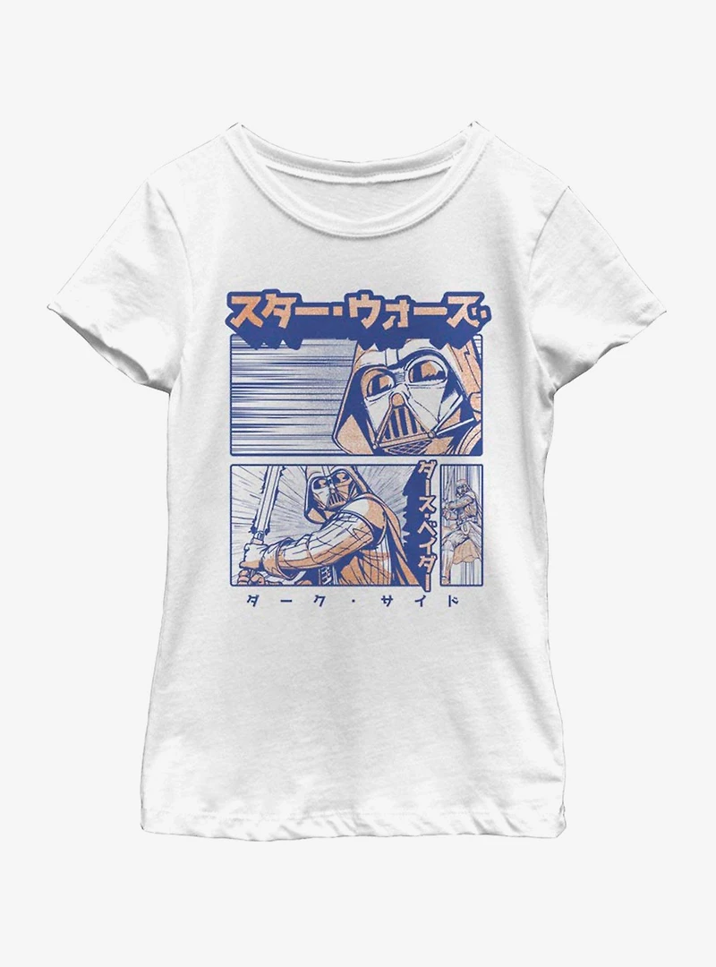 Star Wars Manga Vader Youth Girls T-Shirt