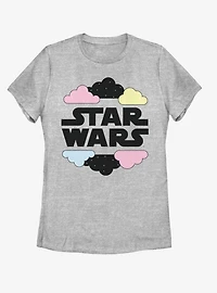 Star Wars Fluffy Logo Womens T-Shirt