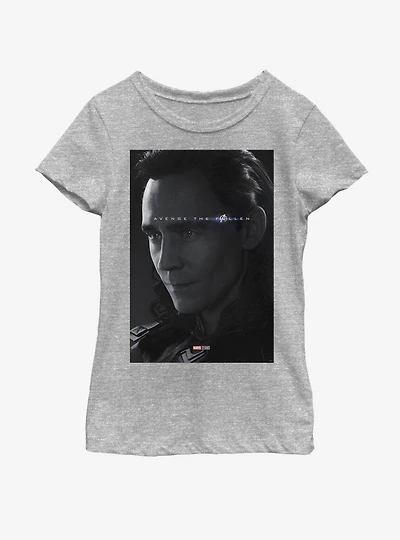 Marvel Avengers: Endgame Avenge Loki Youth Girls T-Shirt