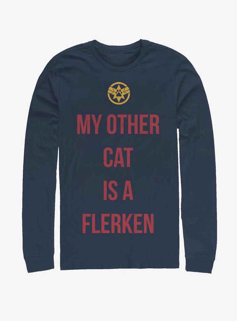 Marvel Captain Other Cat Long-Sleeve T-Shirt
