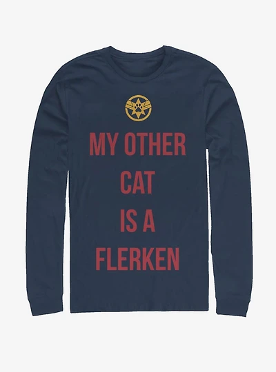 Marvel Captain Other Cat Long-Sleeve T-Shirt