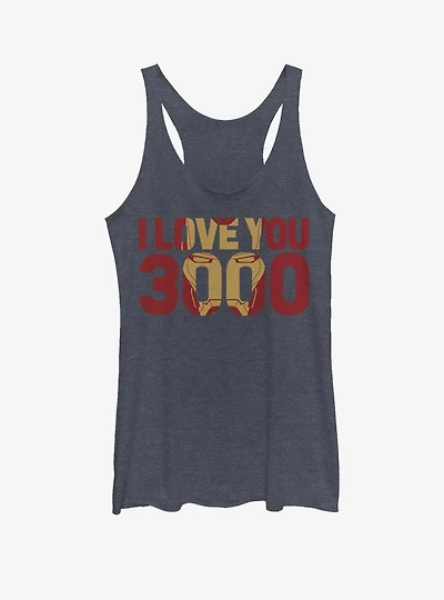 Marvel Iron Man Love You 3000 Womens Tank Top