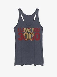 Marvel Iron Man Love You 3000 Womens Tank Top