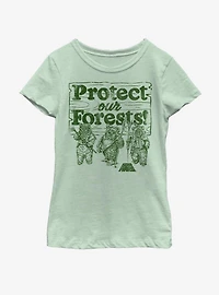 Star Wars Protect Our Forests Youth Girls T-Shirt