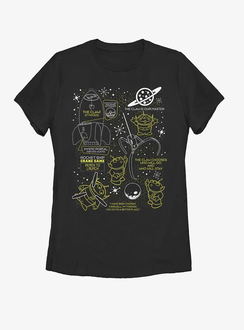 Disney Pixar Toy Story Claw Master Womens T-Shirt